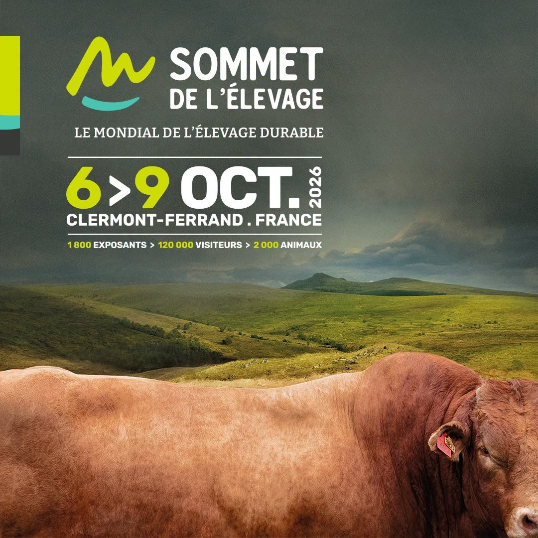 Affiche du Sommet de l'élevage 2026